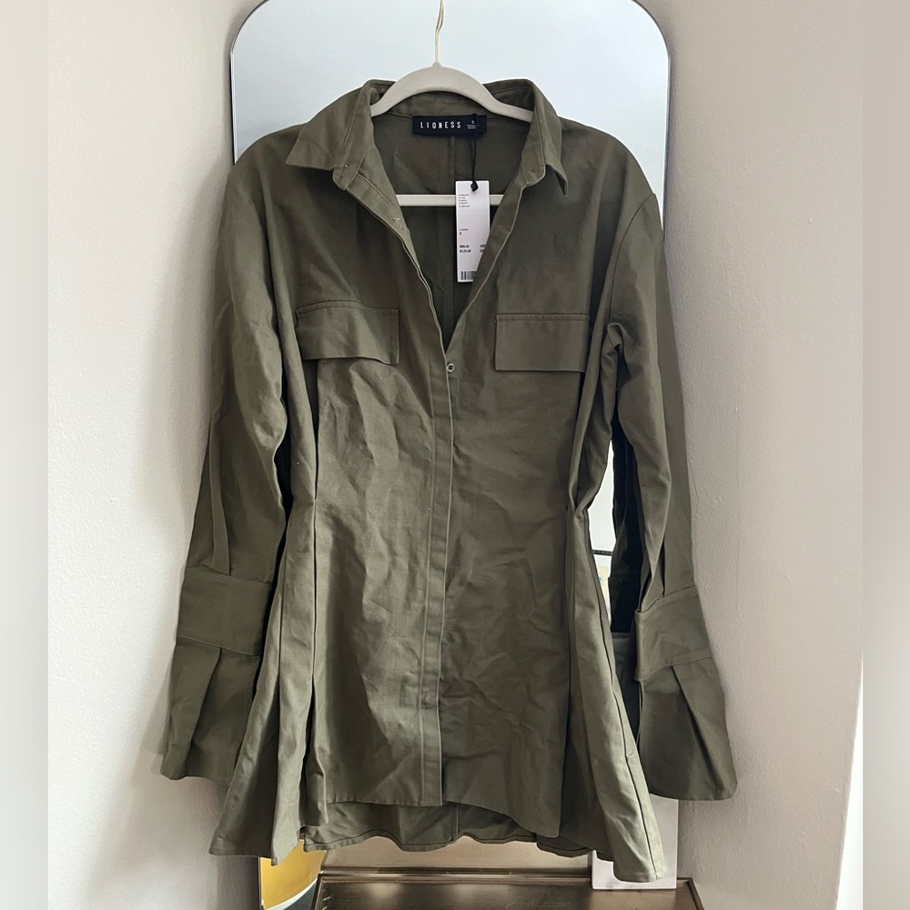 Urban Outfitters Green Mini Dress